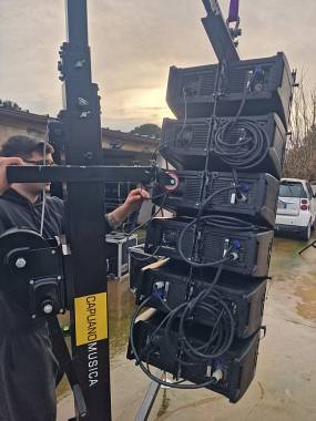 USATO LS-15 COPPIA DI ELEVATORI PER SISTEMI AUDIO EX DEMO