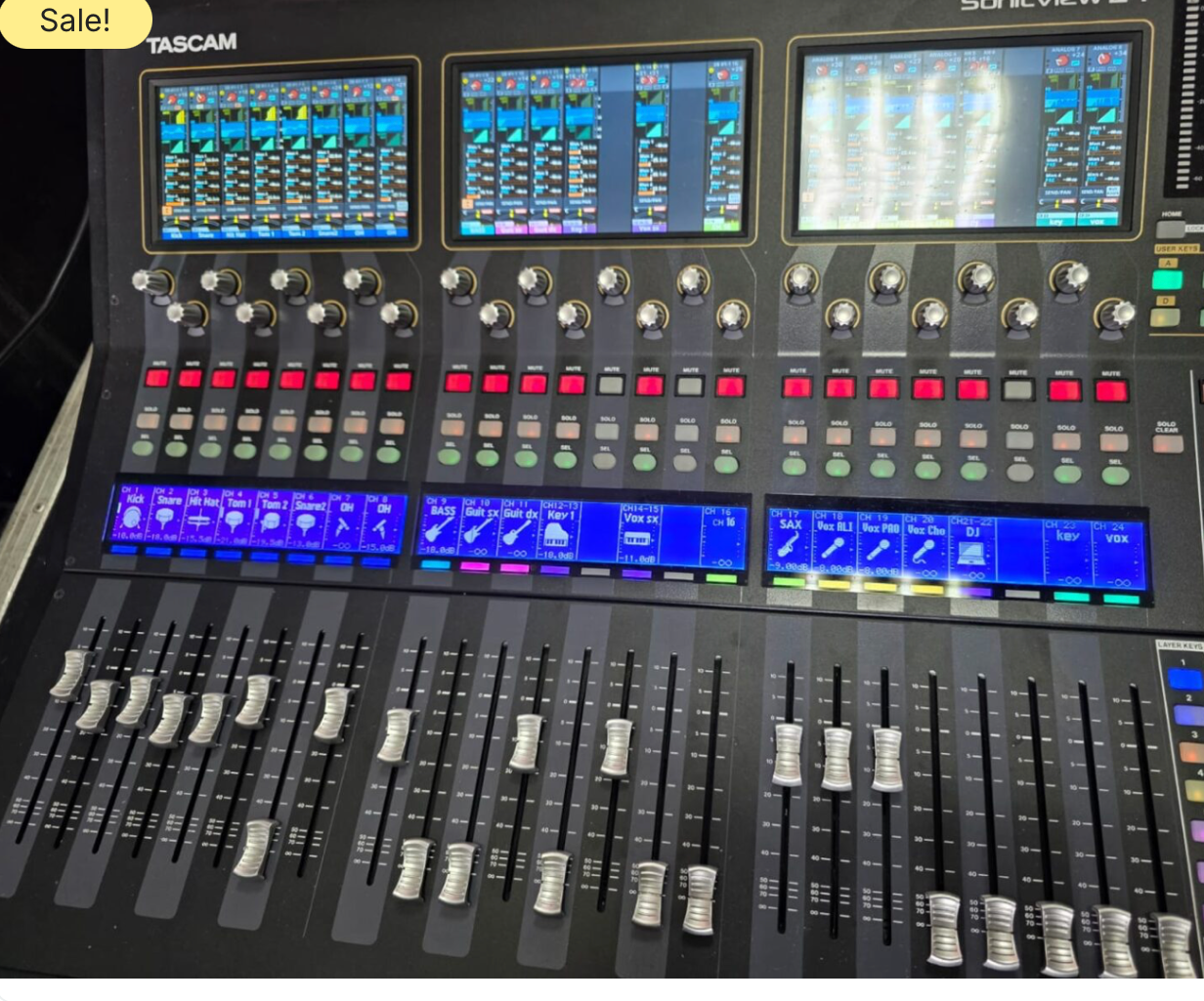 USATO Tascam Sonicview 24