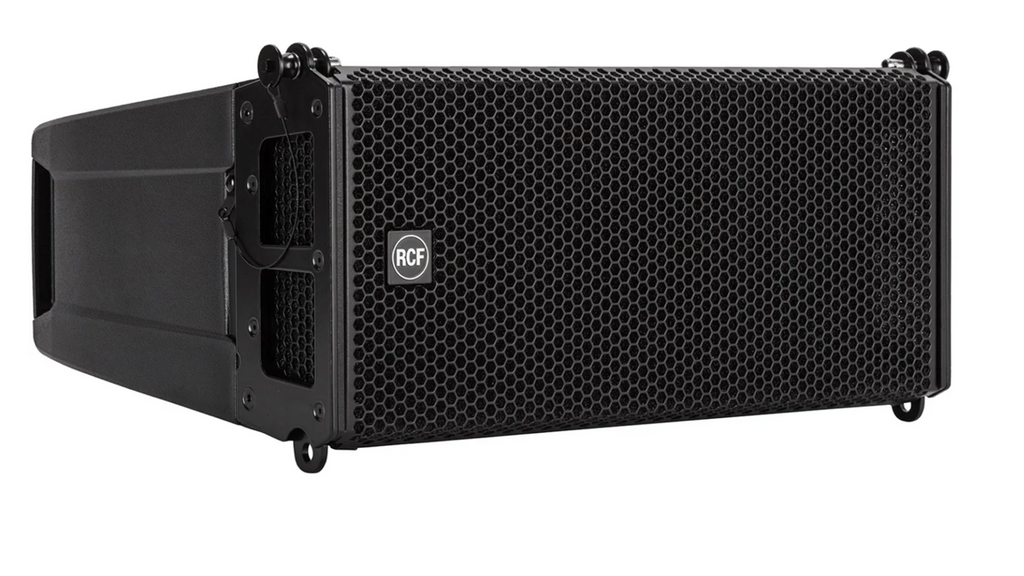12 × RCF HDL 6-A (line array attivo) – NUOVI, imballati 5 × RCF SUB 9004-AS (subwoofer attivo) – NUOVI, imballati