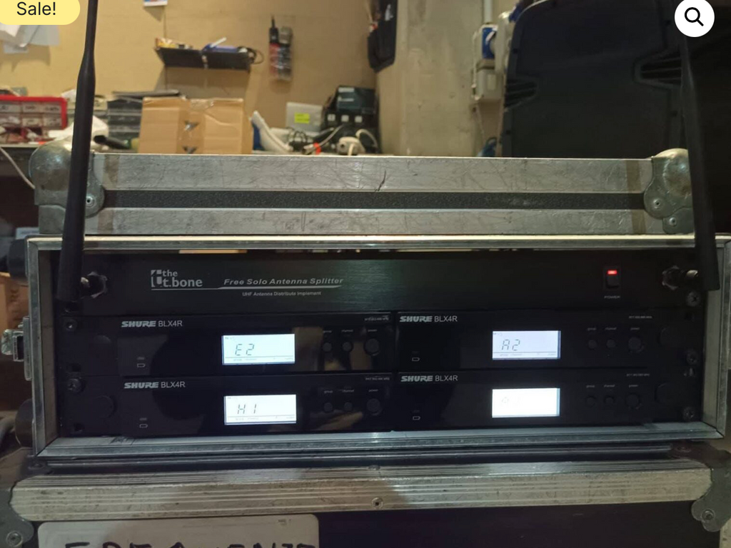 USATO 4 Canali Shure blx4r – inclusa spedizione – Setup Wireless Pronto al Tour USATO