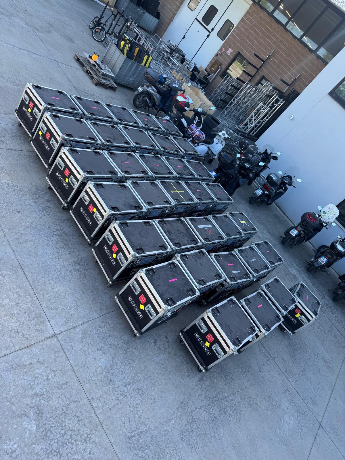 50 MQ LEDWALL OUTDOOR P4.8 apix4 PROLIGHTS&nbsp;